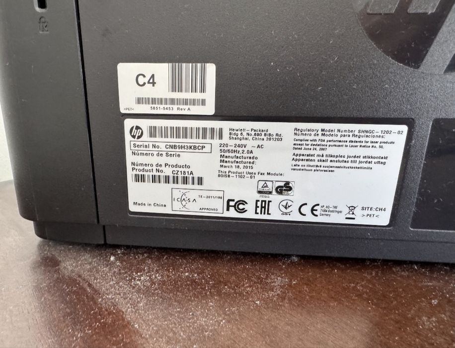 Imprimanta hp laser pro m127fn