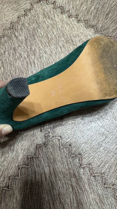 Продается туфли в изумрудном цвете