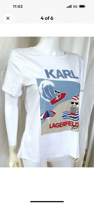 Маркова тениска Karl Lagerfeld размер XL