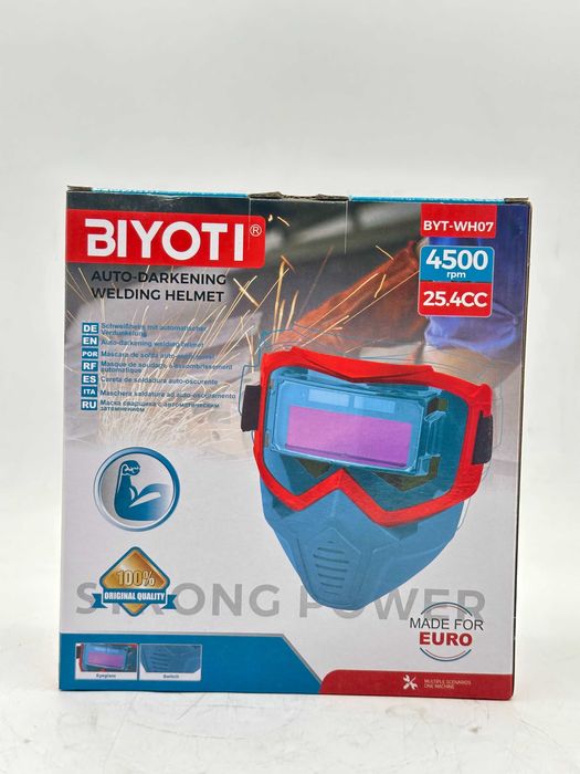 Маска сварочная с автоматическим затемнением BIYOTI BYT-WH07