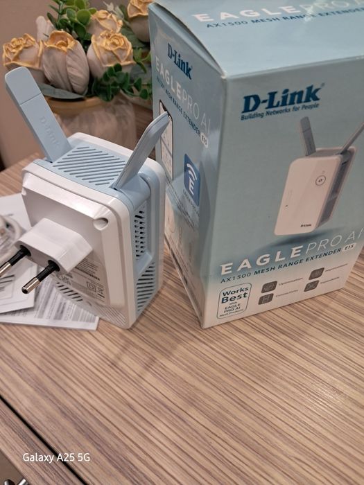 Усилвател за wifi D-LINK E15 EAGLE PRO AI AX1500