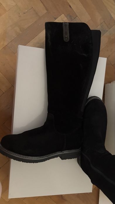Дамско ботуши ест. велур