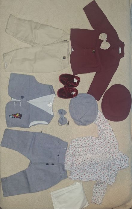 Costum botez baieti 100 lei ( ofer 2 costume in acest pret)