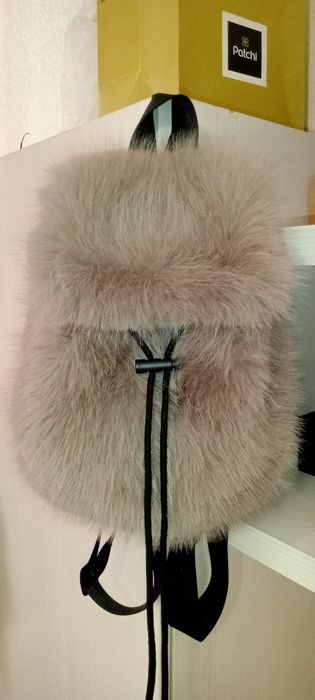 Сумка -рюкзак, мех, новая для девочек, девушек