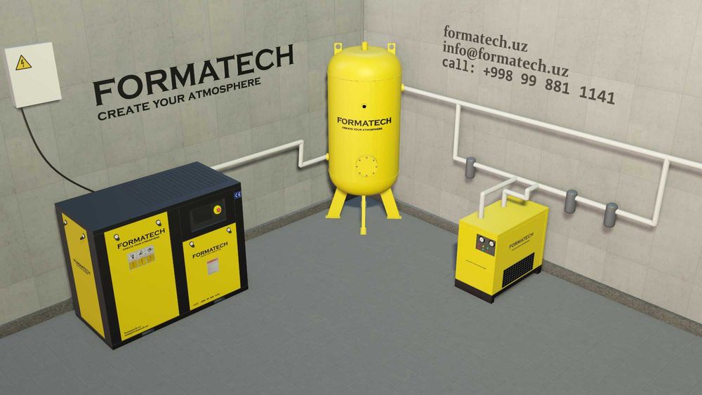 Винтовые Компрессоры FormaTech 45 квт. от официального! (в наличии)