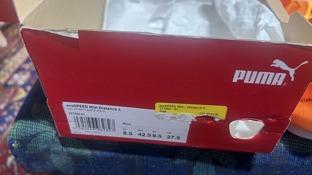 Puma evoSpeed Mid Distance 4 Men's Spikes - Sunset Glow