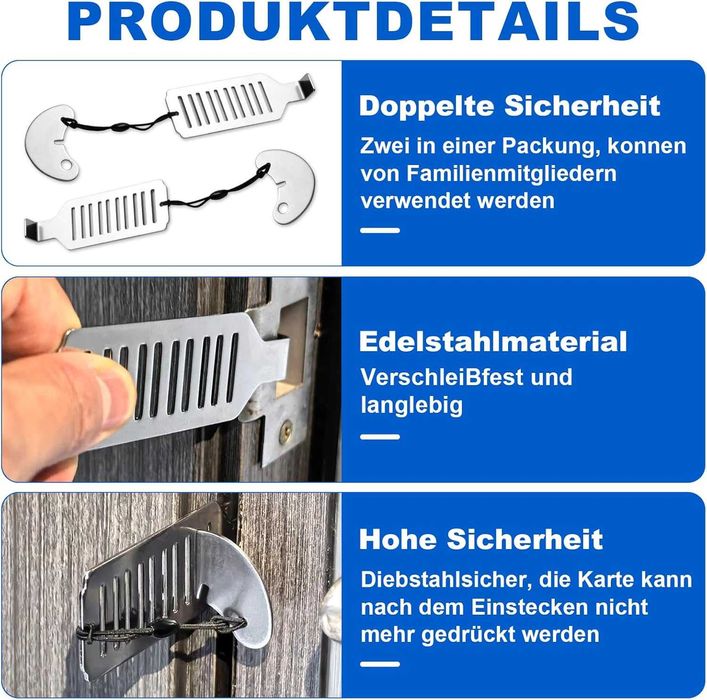 Siguranta usa, incuietoare securitate, set de 2