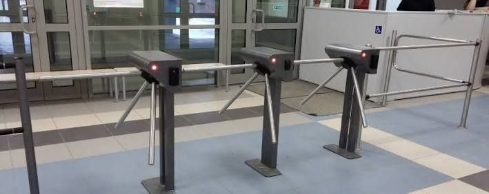 Установка турникета