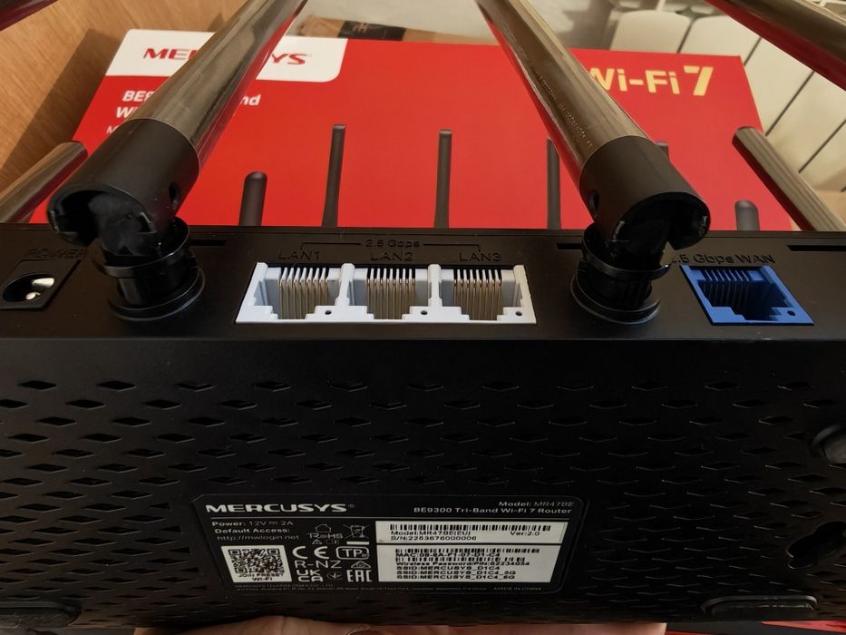 Router Wireless Mercusys  MR47BE BE9300