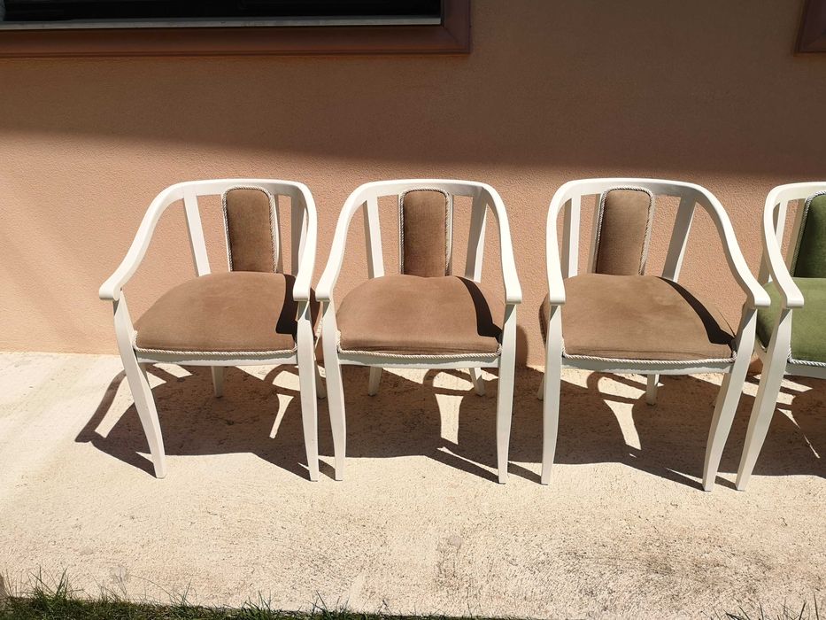 Трапезни столове 6 броя дървени