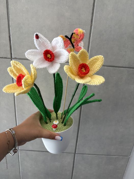 Floricele tricotate manual