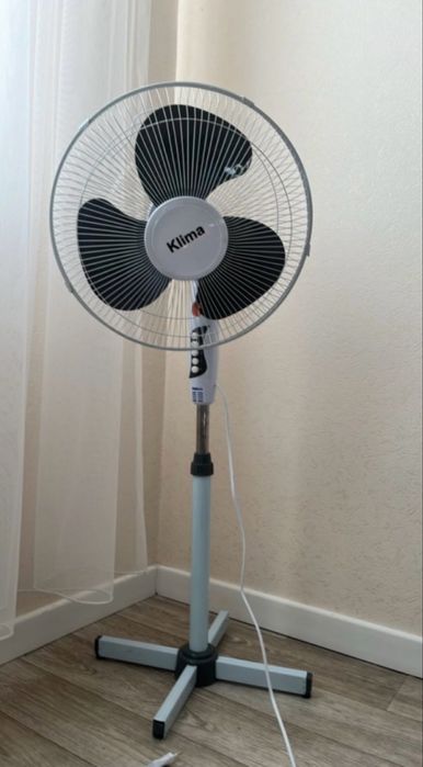 Вентилятор klima белый