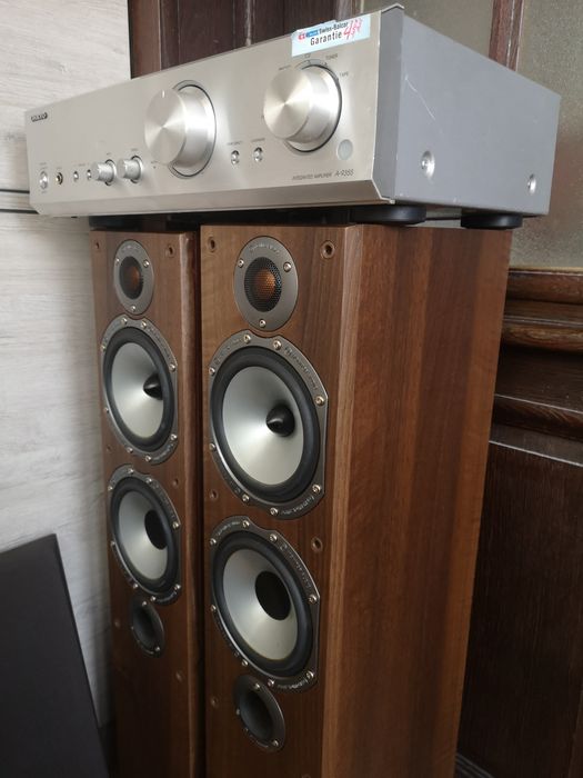 Тонколони  Monitor Audio Bronze BR5 Усилвател Onkyo  a9355