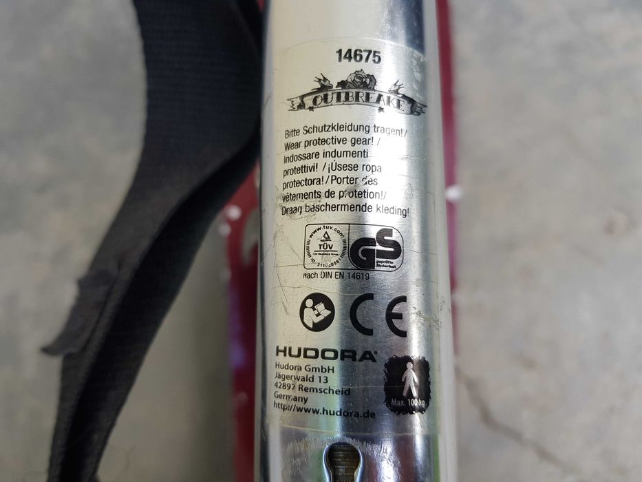 Trotineta Hudora big wheel, pliabila, usoara