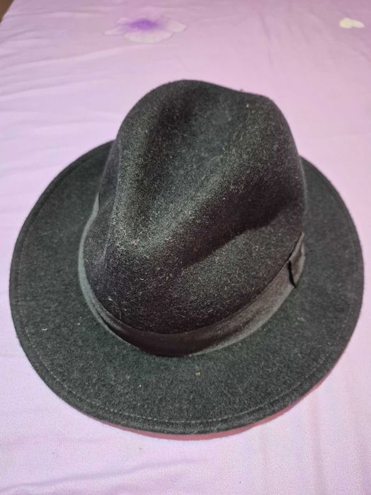Pălărie Fedora pentru bărbați cu bandă
