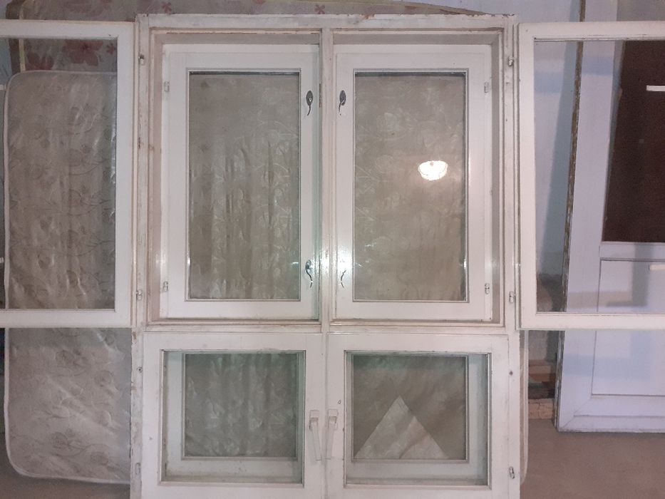 Ағаш терезе пластйке құсас