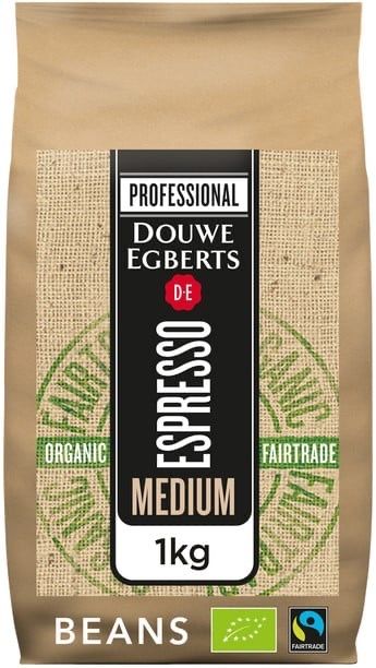 CAFEA DOUWE EGBERTS Espresso Prajire Medie ORGANIC 1kg Super Pret