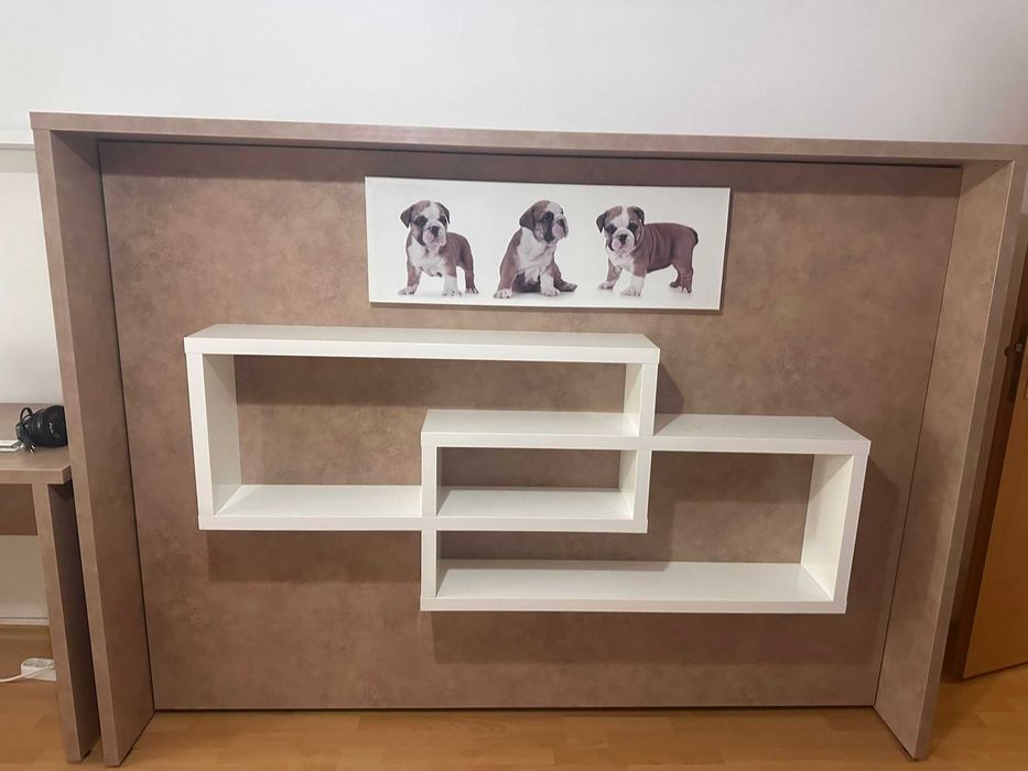 Set Dormitor - Pat Rabatabil (Wall Bed)  concept Pro Lenart + Comodă