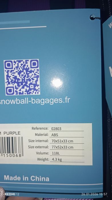 Troler mare, nou, cu eticheta