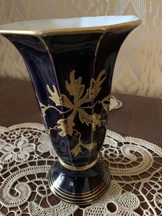 Vaza portelan cobalt