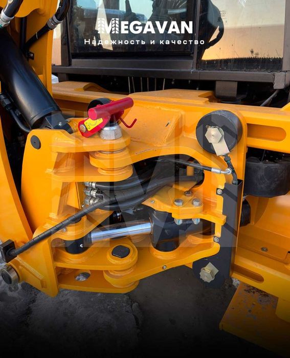 Новый экскаватор погрузчик BULL HD100 с телес.стрелой xcmg ekskavator