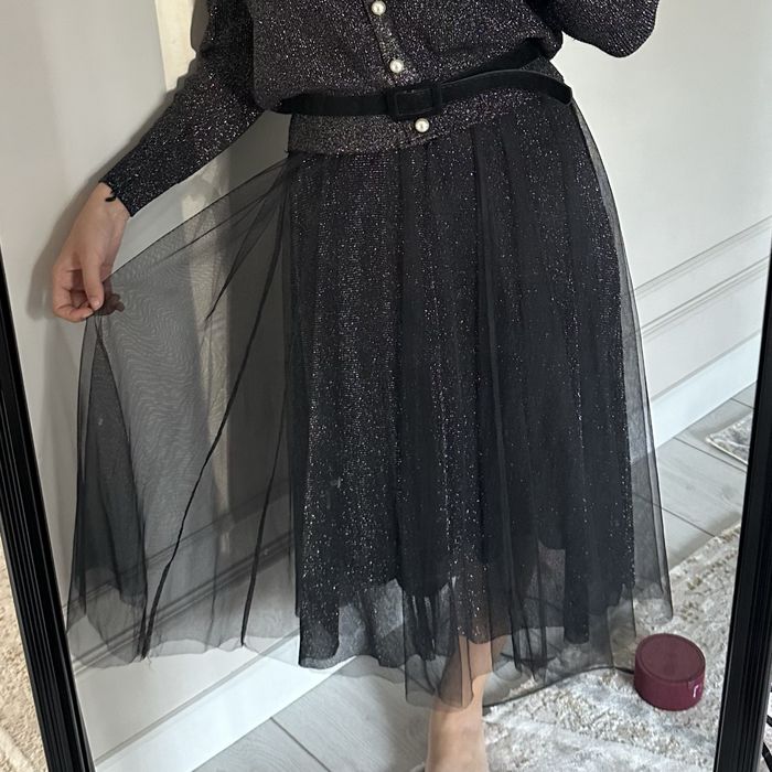 Двойка платье и кардиган