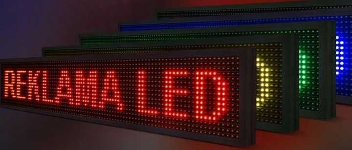 Reclama LED Luminoasa Panou LED Text Editabil dupa preferinte/Domeniu