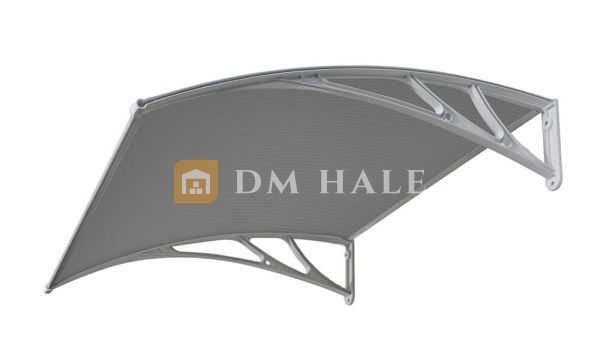 Навес за Врата/Прозорец 100х150 см, Сиво-Сиво