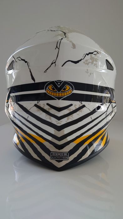 Индуру Крос мото ATV каска MADHEAD 1150 gr.  XXL 64 - M.L.XL. FOX очил