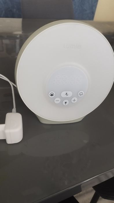 Декоративен часовник, LUMIE, аларма със звуци, амбиентно осветление