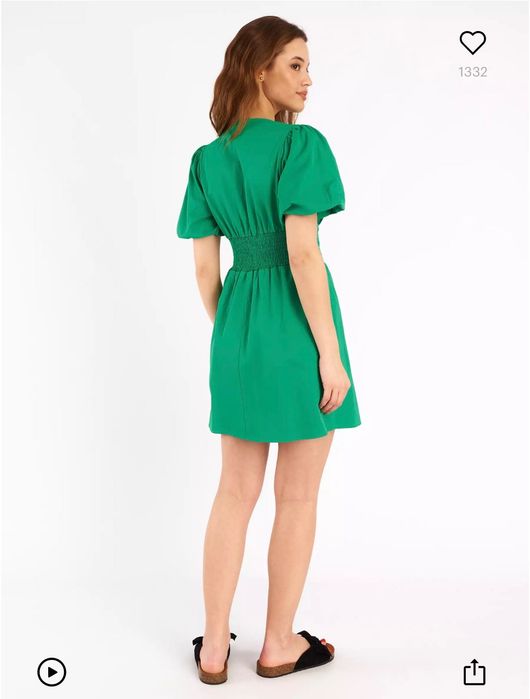 Зелена лятна рокля