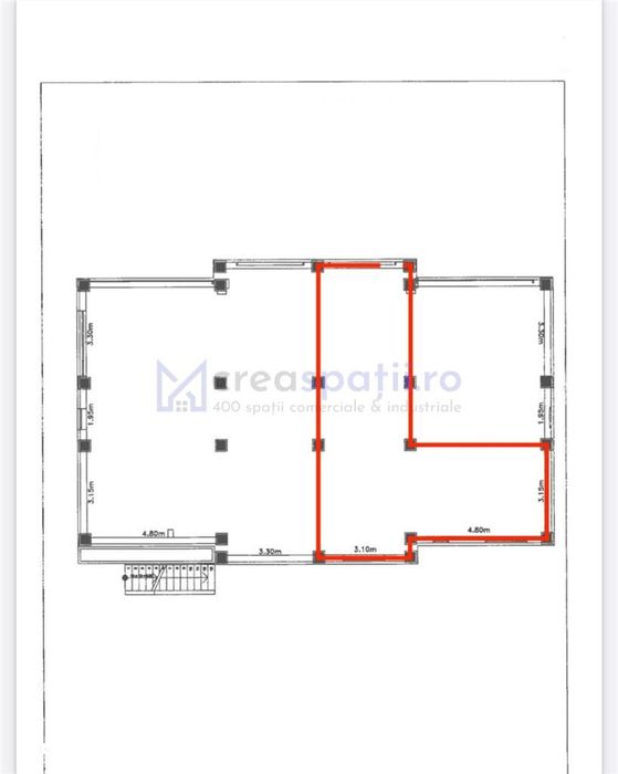 Vanzare chirie spatii comerciale Visan, Profi, de la 30mp la 176mp