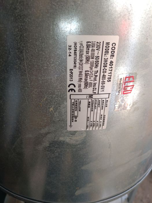 Hota industriala GMV 3HOB.CO.480.69.5V/1