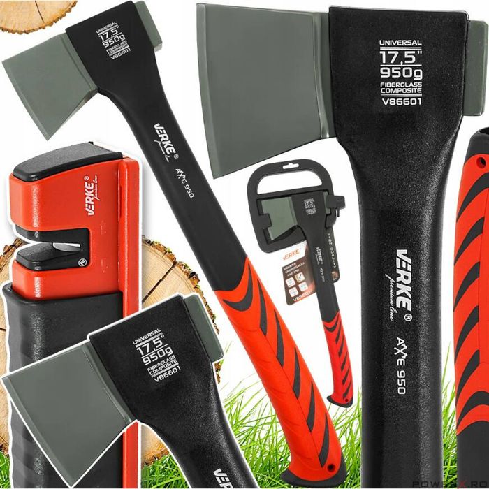 Topor universal pentru tamplarie, maner cauciucat, 950G, Verke