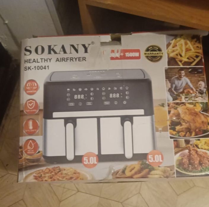 Аэрогриль Sokany 10041 Черный