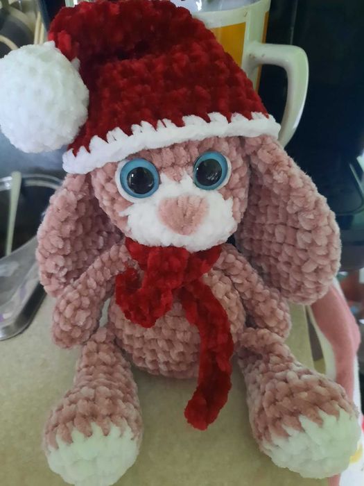 Плетена Амигуруми играчка -коте, змия, мече, пингвин, хипо, зайче