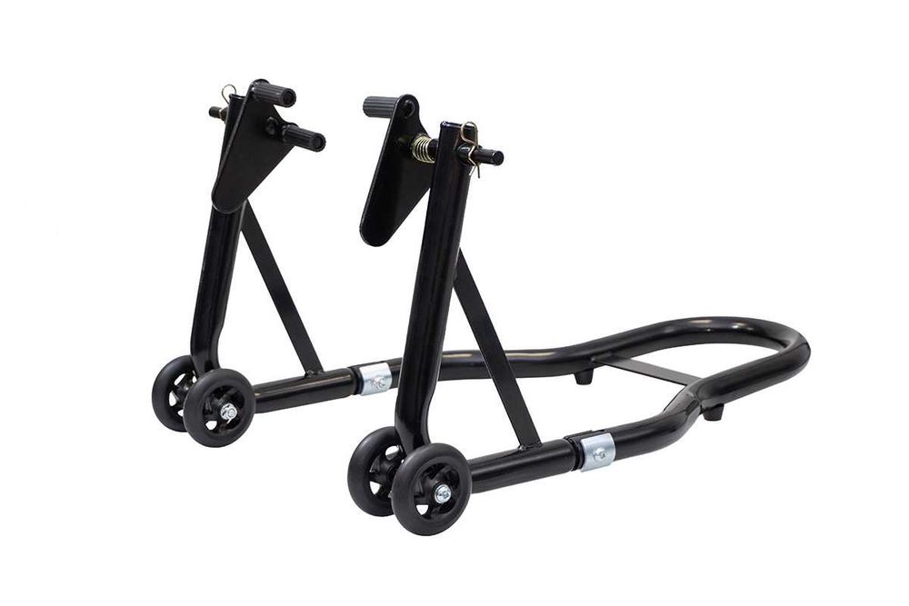 Stander Moto roata fata Nou Biketec 340kg prinderi rola
