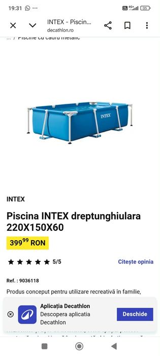 Piscina decathlon