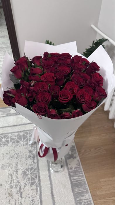 Цветы розы букеты свежые