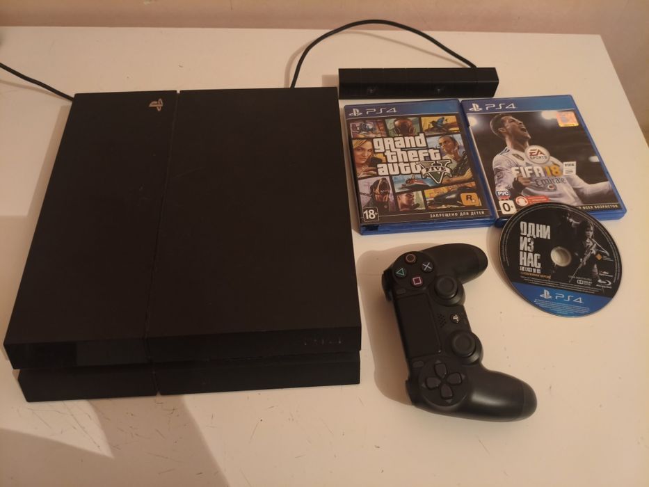 Ps 4 с играми и камерой