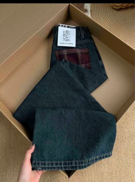 Джинсовый брюки