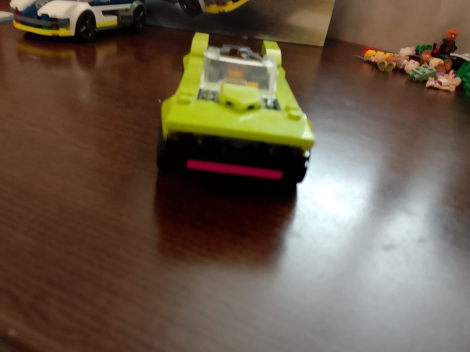 Lego city police car and Muscle car