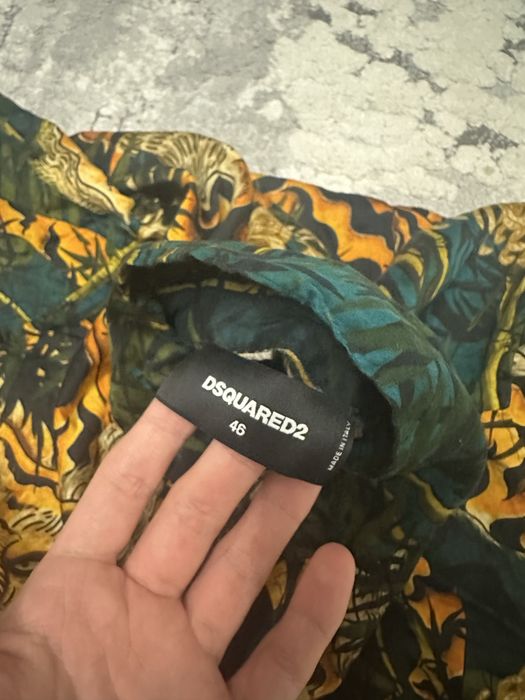 Dsquared tiger print camasa