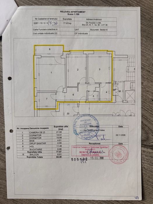Apartament 3 Camere + Boxa - Zona Pacii Complex TEN BLOCKS