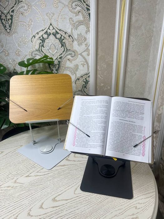 Lavh kitob oʻqish uchun podstavka MDF+metal