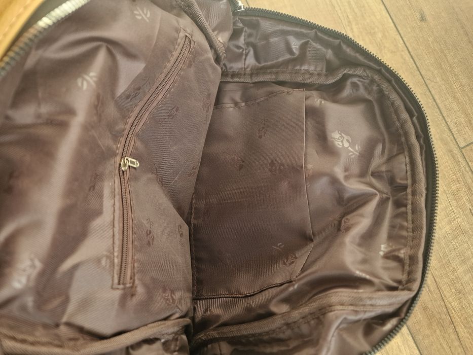 Rucsac culoare mustar NOU, cu eticheta