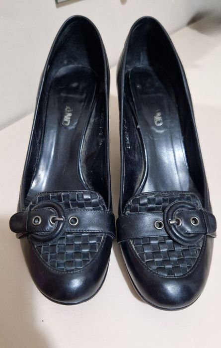 Туфли черные кожа б/у