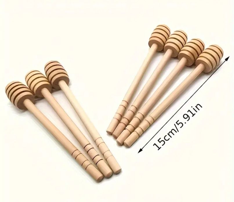 Дървена лъжичка за мед