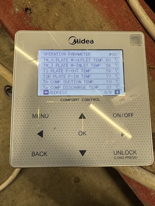 Термопомпа моноблок Midea 14,5kw 230V