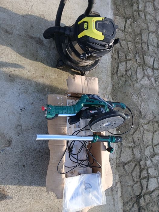 Жираф и прахосмукачка за шлайфане на стени и тавани на Парксайд  !